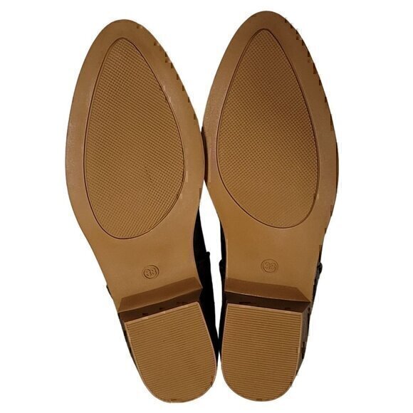 Women's Ankle Boots Pointed Toe Low Heel Gray 7.5, EU 38 - Picture 6 of 8